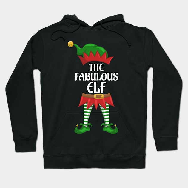 Fabulous Elf Family Matching Group Christmas Party Hoodie by kalponik